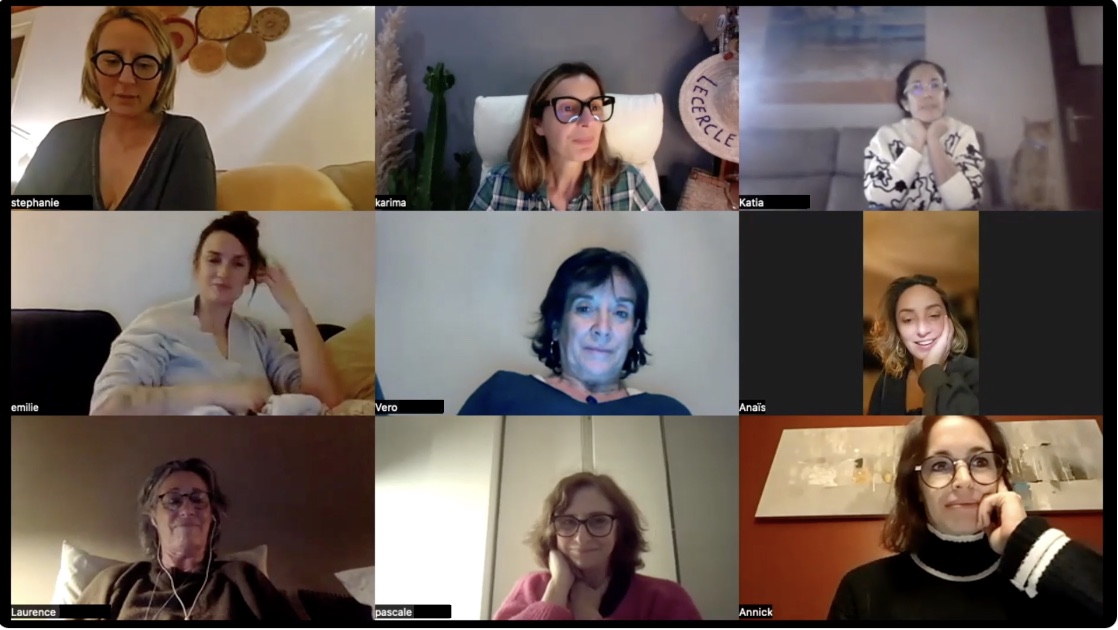 Session de coaching de groupe en direct, Le Cercle FAAM